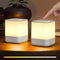 uuffoo 2 Pack Rechargeable Night Light Lamp 3 Color Touch Dimmable LED