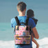 Hsnar Backpack Cartoon Flower Boots Waterproof Diaper Bag Large Capacity Baby Bag with Stroller Straps, Multi-Pocket