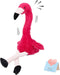 13’’ Talking Flamingo Toy, Interactive Plush Toy that Repeats What You Say, Birthday Gift for Boys and Girls, Red