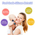 2 Pack Baby Teething Toys, Food Grade Silicone Teethers for Babies 18+ Months, Remote Shape Teething Toy and A New Type Grip Teether, Chew Toys for Boys and Girls, Freezer BPA Free