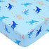 UOMNY Shark Fitted Crib Sheet for Baby Boys, Standard Crib and Toddler Mattresses, Ocean Crib Mattress Sheets 52 x 28