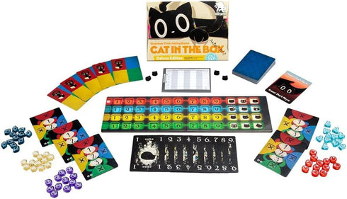 2 5 10 Cat in the Box Deluxe Edition Game by Bezier Games | Quantum Trick Taking Strategy Card Game for to Players |