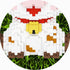 Set 1983 14 BDYDT Dairy Cattle Micro Building Blocks Pieces Gift for Adults and Kids Ages Years and Up