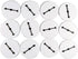 12 Board Game Arrow Spinners, Family Games Accessories - Blank DIY Gaming Spinners, Create Your Own - Replacement