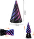 MNSZCN Toy,3D 2pcs) Impossible Cone,Spiral Cone Fidget Toy,Impossible Pyramid Passthrough Printed Spiral