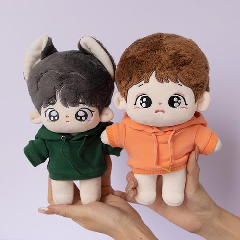 niannyyhouse 20cm Plush Doll Clothes - Elastic Solid Sportswear Suits, Soft Stuffed Toy Dress Up Accessories