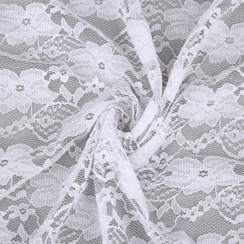 Newborn Baby Lace Wrap Blanket and 2 pcs Beads Headband.Baby Photography Props (T1) (White) by LDDCX
