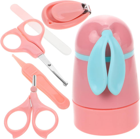 Yardwe Nail Care Professional Grooming Kit Clippers Scissors File and Tweezers for