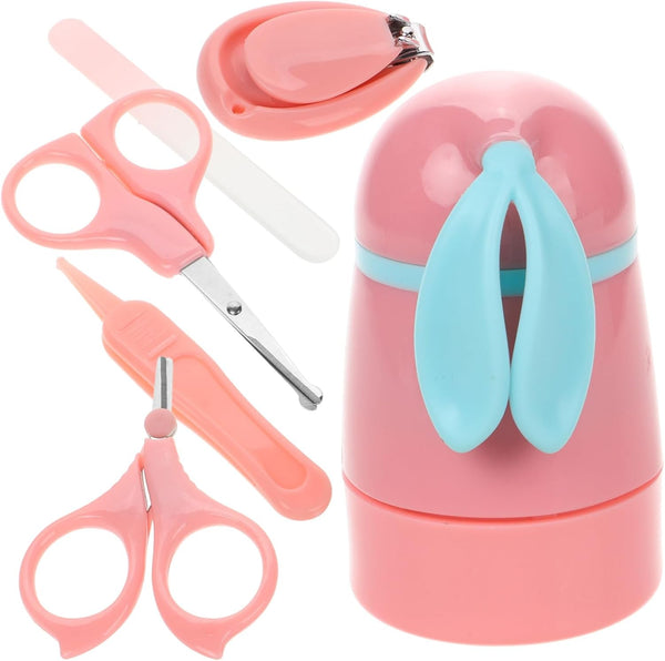 Yardwe Nail Care Professional Grooming Kit Clippers Scissors File and Tweezers for