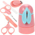 Yardwe Nail Care Professional Grooming Kit Clippers Scissors File and Tweezers for
