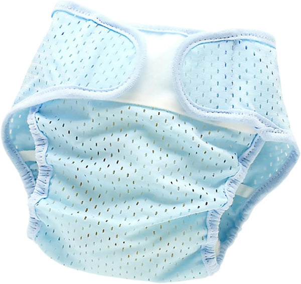 Outanaya Breathable Ice Silk Diaper Cover, Cool Summer Stretchable Cloth Diaper with