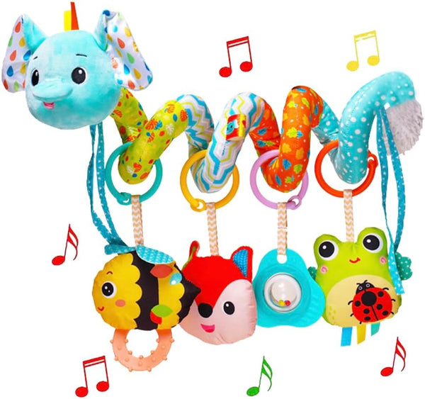 ORZIZRO Stroller Toys, Car Seat Toys for Babies Infants 0-6 Months, Activity Spiral