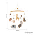 Jungle Animals Crib Mobile | Handmade Baby Mobile for Woodland Nursery Room Decor (Zoo Mobile)