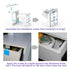 Magnetic Cabinet Locks for Baby Proofing, Child Safety Magnet Drawer Lock (8 Locks + 2 Key) for Cupboard Safety