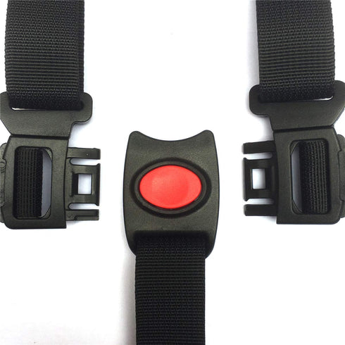 ZARPMA Baby 5 Point Harness Belt Adjustable Strap for Stroller High Chair Pram Buggy (2.5cm Width)