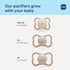 16+ Pack (1 1 1 3-Count Pacifier, Months, Variety Original, Air + Night Pacifier), Unisex