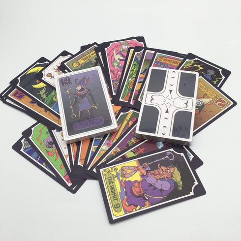 Adventure Anime Tarot Cards - 31 Pcs JoJo Anime Board Game for Divination