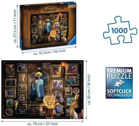Ravensburger 1000 Piece Jigsaw Puzzle - Disney Villainous Prince John for Adults - Unique Pieces with Softclick