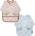 BIBaDO Mess Proof Baby Bib, 2 Pack Long Sleeve Bib, 6 month