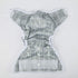 Baby Cloth Diaper Cover Nappy, Hook and Loop Double Gusset for 6.6lbs to 33lbs (Grey Arrow) One Size