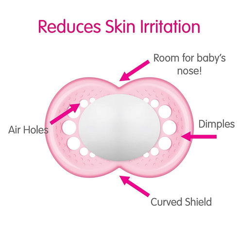 2 Pack, 16+ MAM Original, Nipple Shape Helps Promote Healthy Oral Development, Months, Elephant