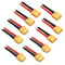 5 Pairs XT60 Plug Connector Male and Female with 14AWG Silicon Wire for RC Lipo Battery Cable Drone Car Boat