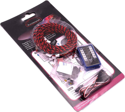 Treehobby 12 4 1/10 1/8 CC01 SCX10 Simulation of Flashing LED Model car Lights Operation Modes for HSP Tamiya rc Light