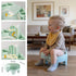 YJFHHH 20 Potty Training Toilet Seat Portable Travel Potty Folding Kids Potty Chair with Storage Bag and Liners