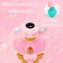 Bubble Wand for Kids - Princess Heart Bubble Machine Blower Maker Wand with Light, Outdoor Toys Gifts for Ages 1-8