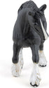 Papo Hand-Painted Figurine - Black Shire Horse Figure-51517 - Collectible for Children 3 Years and Up