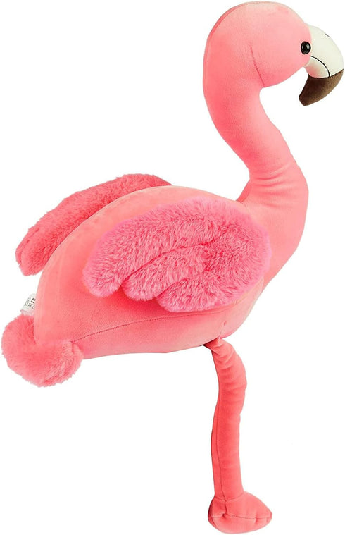 16 Inch Soft Pink Flamingo Stuffed Animal - Plush Toy for Home Decor and Gifts for Kids