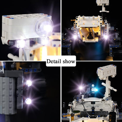 Kyglaring LED Lighting Kit for Lego Technic NASA Mars Rover 42158 Building Set (No Model) - Light Set Compatible with