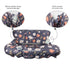 Cozy Shopping Cart Cover for Baby/Toddler, High Chair Cover, with Removable positioner, Dark Blue