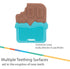Nuby All Silicone Chocolate Bar Teether - Suitable for 3+ Months