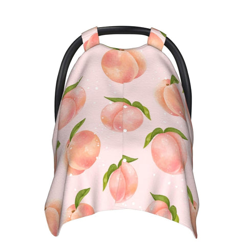 Schgap Peach Car Seat Covers Canopy for Baby Soft Stroller Cover Nursing Cover