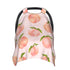Schgap Peach Car Seat Covers Canopy for Baby Soft Stroller Cover Nursing Cover