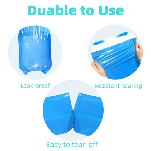 Chariholis 30 7-Layer Technology-5 Packs Diaper Pail Refills Bags with Bags Compatible with Genie Easy Roll Signature