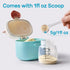 NCVI Baby Formula Dispenser On The Go, Formula Container To Go, Formula Holder for Travel, Outdoor Picnic with Baby