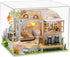 MAGQOO Dollhouse Miniature with Furniture DIY Wooden Dollhouse Kit Tiny House DIY