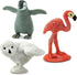 Pack 8 5+ Safari Ltd. Good Luck Minis Birds Fun Mini Figurines: Snowy Owl, Bald Eagle, Flamingo, Cardinal, Emperor
