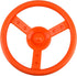 Playground Steering Wheel Accessories, Plastic Swingset Steering Wheel for Outdoor Backyard Playset (1, Orange)