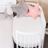 Cover,15" 30" 2'', Baby Bassinet Mattress, Breathable, Hypoallergenic, Premium Foam, Non-Toxic, Oval Shaped