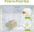 NOENNULL Milk Bag Storage Containers, Breast Milk Storage Containers, Acrylic, Transparent, Removable Breast Milk Bag