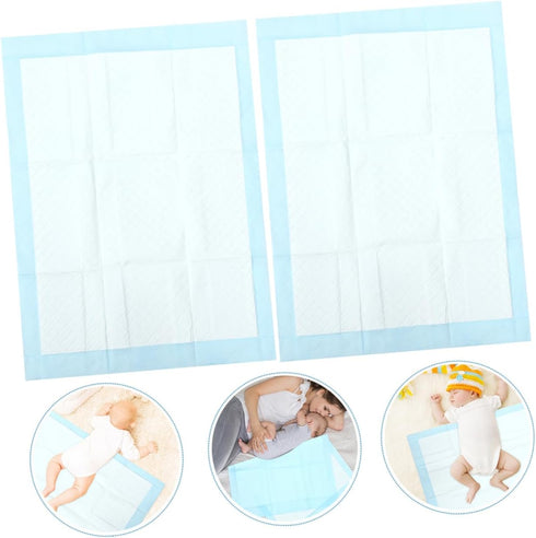 JOINPAYA 10pcs Super Absorbent Disposable Changing Pads for Thick Leak Changing Mat Newborn for Home and Travel