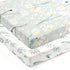 Pack Set 2 Pack, Pack GRSSDER Stretchy Ultra Soft Jersey Knit Fitted n Play Sheets Universal Fitted Portable