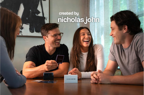 NO MORE SMALL TALK Quotes & Questions for Meaningful Connections - Conversation Card Game by Nicholas John