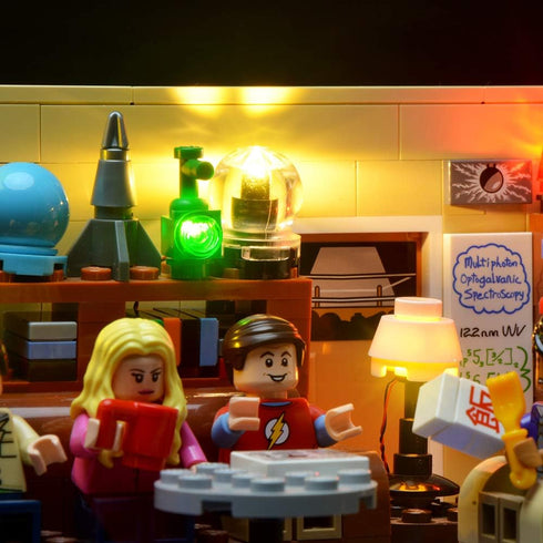 BRIKSMAX Big Bang Theory Led Lighting Kit - Compatible with Lego 21302 Building Blocks Model - Lego Set Not Included