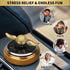 Mechaniker Golden Fidget Spinner Solar Energy Toy, Car Air Freshener Dashboard Decoration Powered by Sunshine, Cool