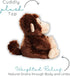 1i4 Cozy Group Marvin the Monkey - Microwavable & Weighted Plush Stuffed Animal - Heated Plushie for Warmth - Cute