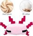 Pink Axolot Plush Stuffed Toy - Soft Throw Pillow Decorations for Video Game Fans, Kids Birthday Party Favor